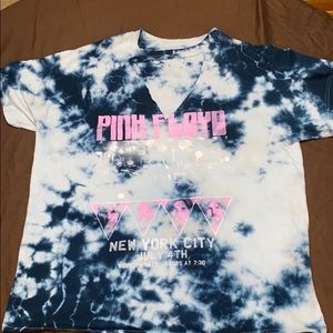 Tie dye Pink Floyd shirt